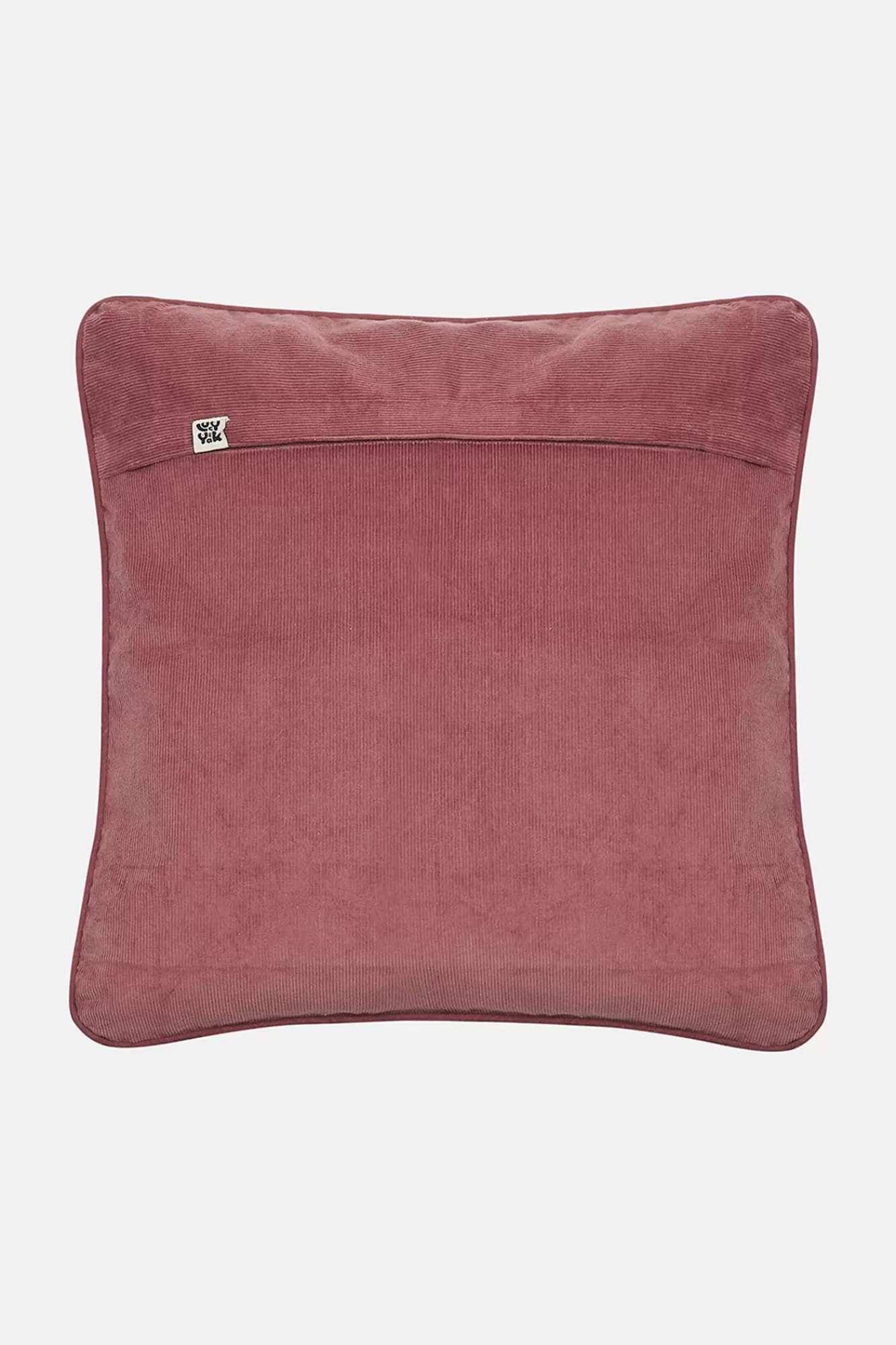 Cushion Cover: Deadstock Fabric - Ash Pink Cord-Lucy & Yak Discount
