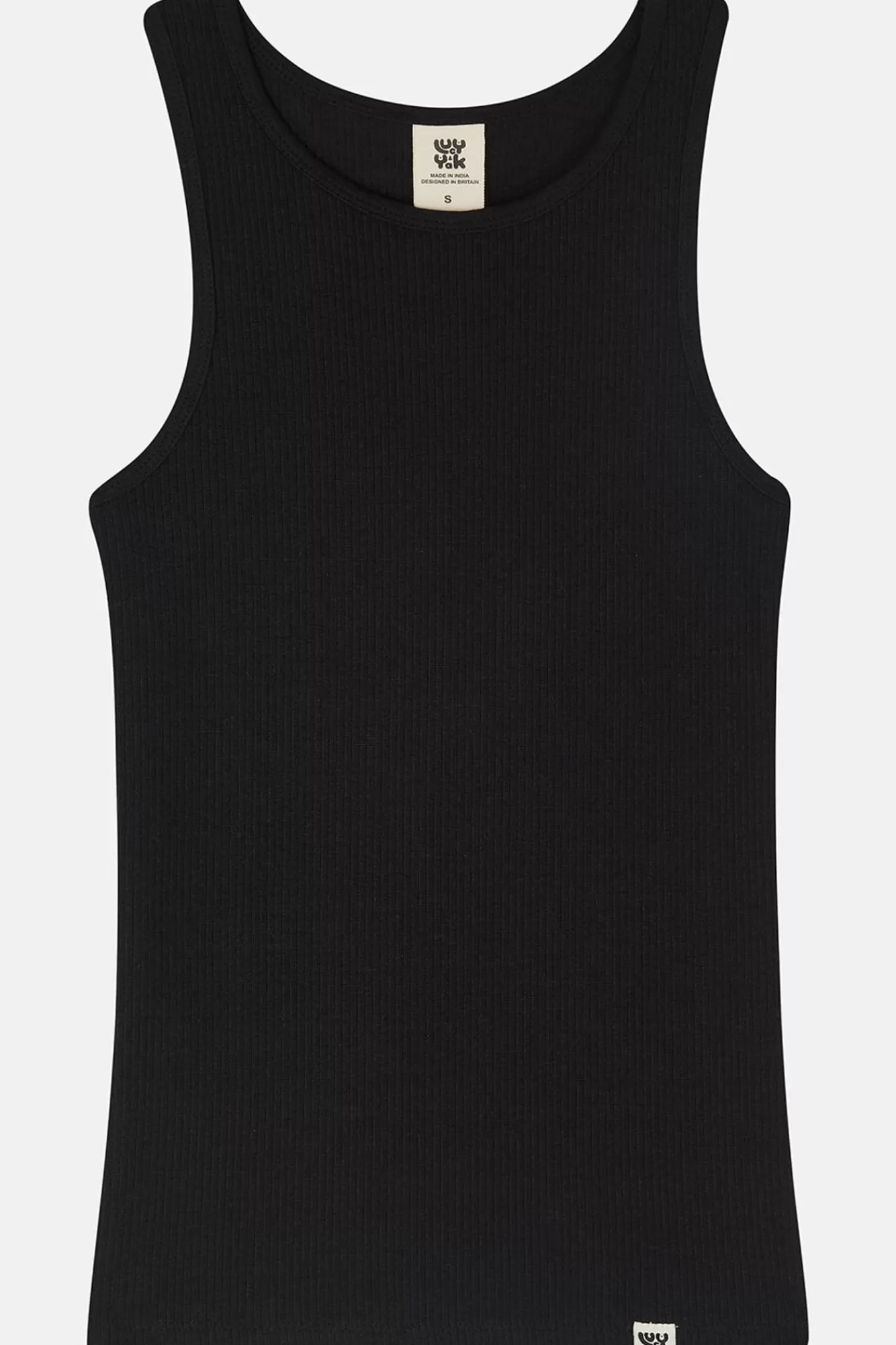Flo Vest Top: Organic Cotton & Lenzing™ Ecovero™ - Black-Lucy & Yak New