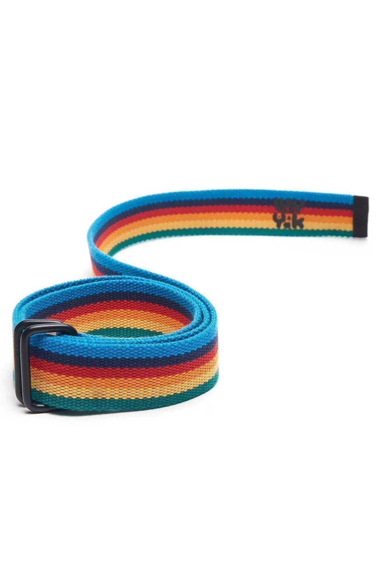 Flynn Belt: Recycled Polyester - Rainbow Stripe-Lucy & Yak New