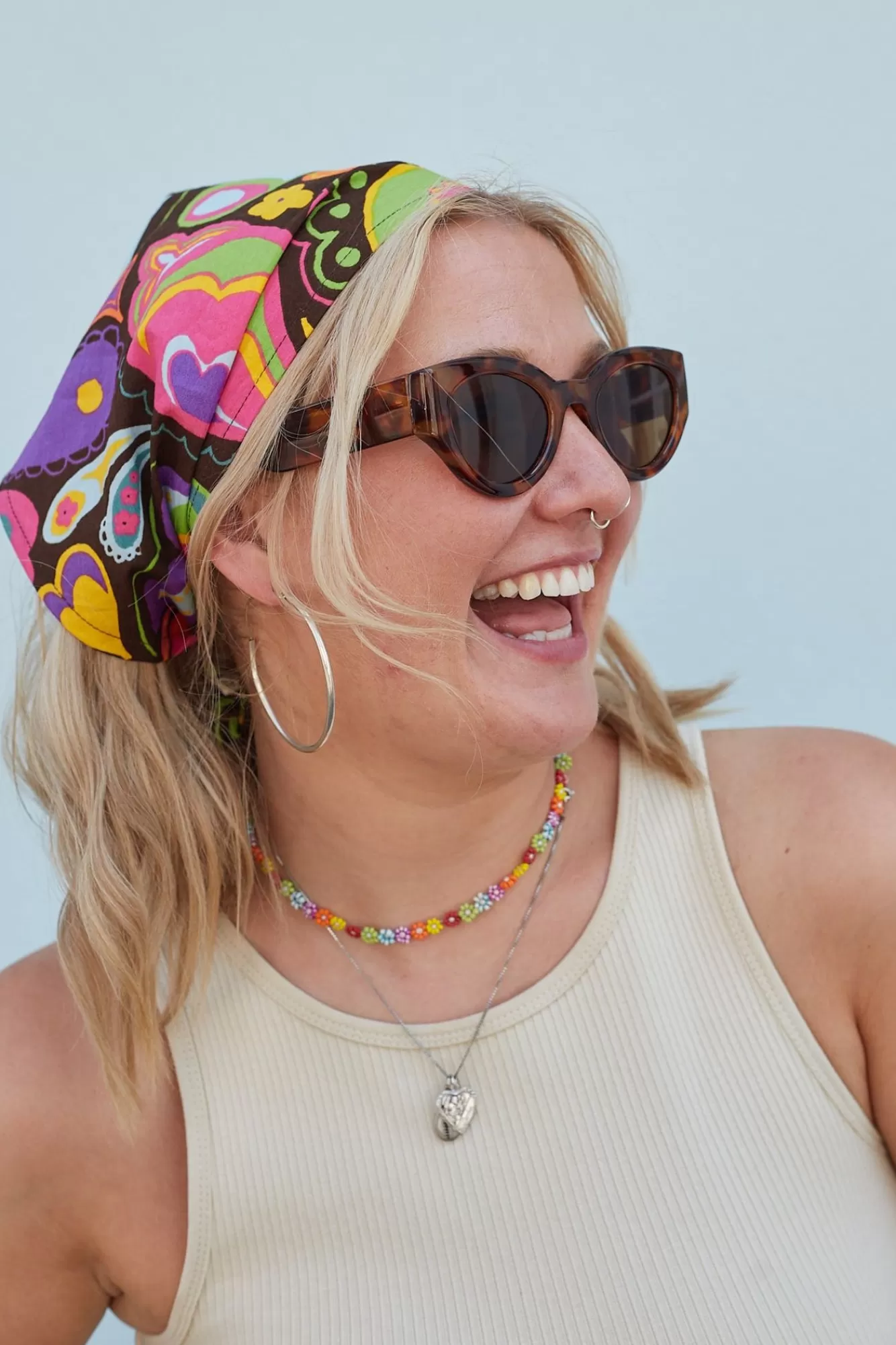 Headscarf: Deadstock Fabric - Harrison-Lucy & Yak Discount