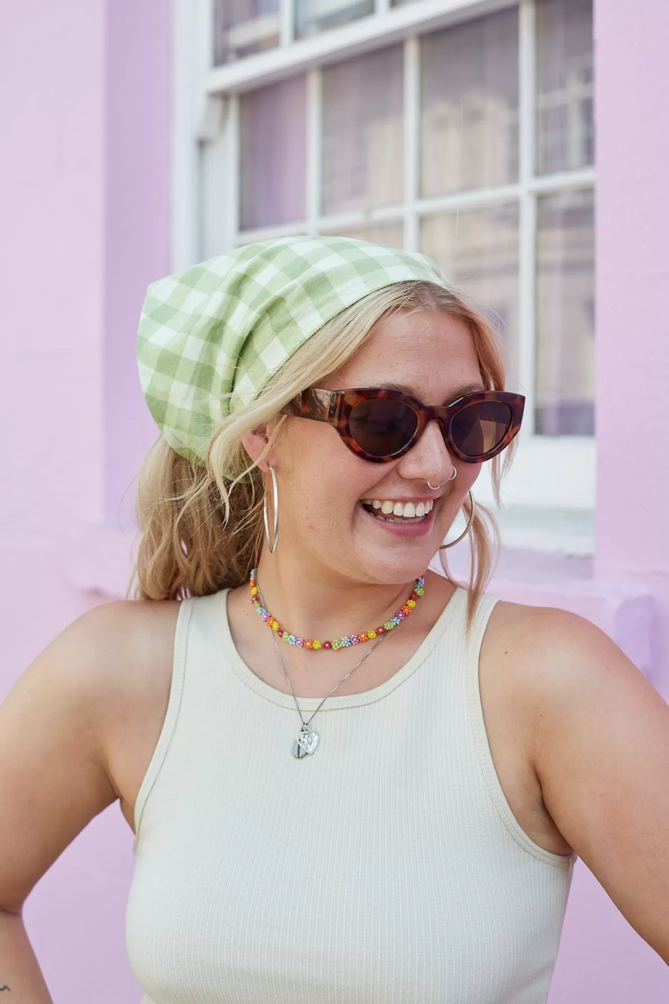 Headscarf: Deadstock Fabric - Ramble-Lucy & Yak Shop