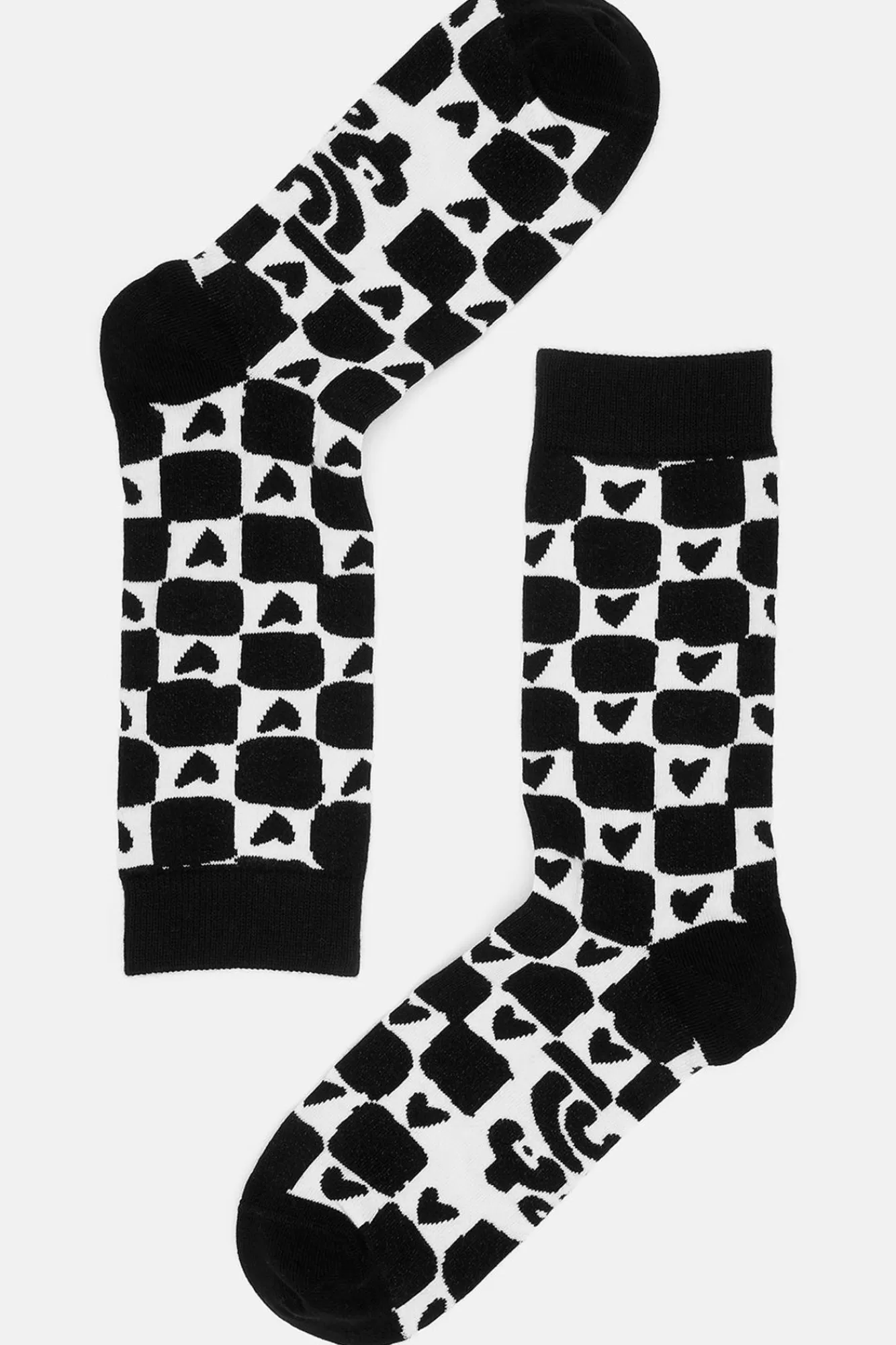 Jojo Socks: Organic Cotton - Mono Heart-Lucy & Yak Online