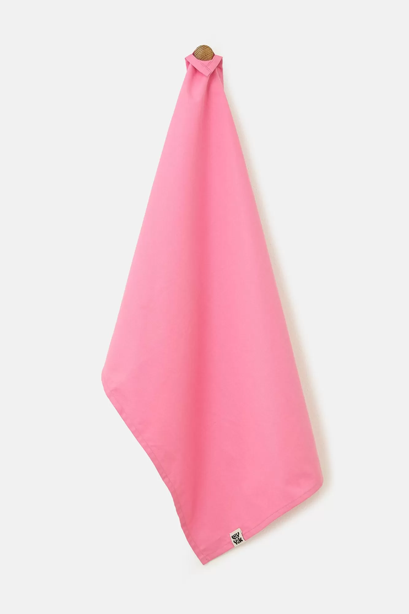 Tea Towel: Deadstock Fabric - Pink-Lucy & Yak Shop